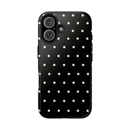 Black Polka Dot Phone Case