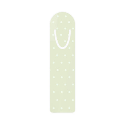 Green Polka Dot Metal Bookmark