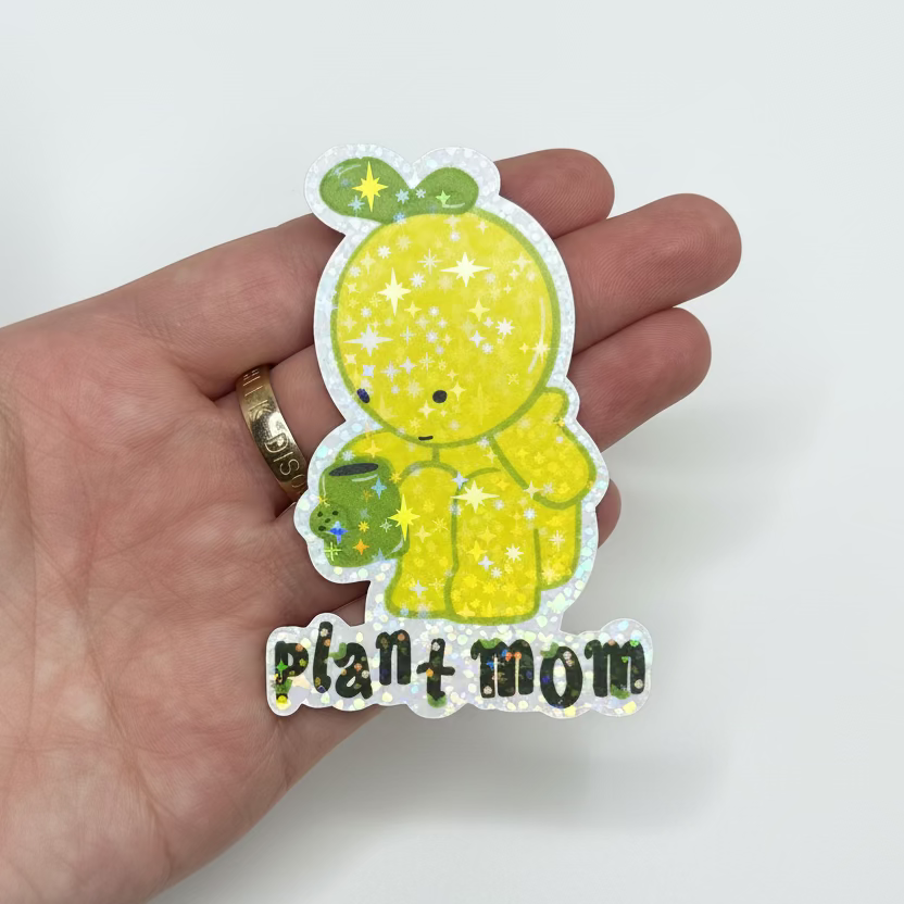 Plant Mom Sticker